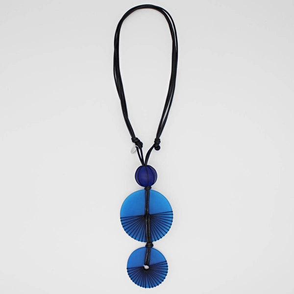 Blue Frosted Yanna Necklace