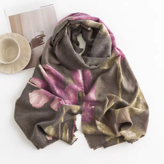 S25254 Fall Print Scarf