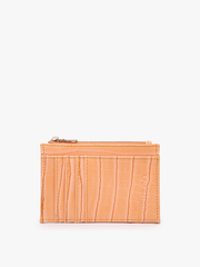 WL1991 Sia Zip Card Holder Wallet – Compact Vegan Leather