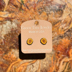 Sunflower Stud Earrings
