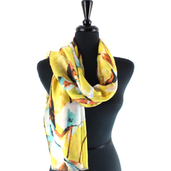 S24013 Pansy Wonder Lightweight Scarf