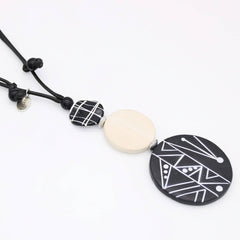 Ebony and Ivory Noir Pendant