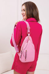 Nikki Dual Compartment Crossbody Sling Bag | M2342