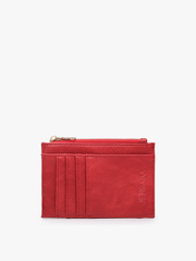 WL1991 Sia Zip Card Holder Wallet – Compact Vegan Leather