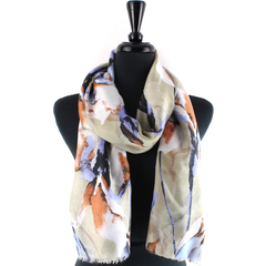 S24013 Pansy Wonder Lightweight Scarf