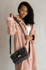 Elodie Tweed Gold Accent Crossbody | M2169TWD