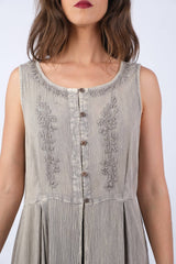 Embroidered Classy Cover Up
