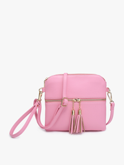 Tara Double Zip Crossbody/Wristlet Bag | M1785