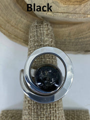 Open Curly Q ring