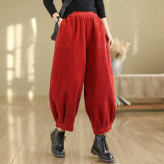 Plus-Size Relaxed Wide-Leg Pants