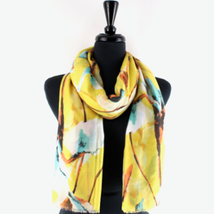 S24013 Pansy Wonder Lightweight Scarf
