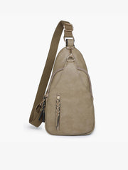 Nikki Dual Compartment Crossbody Sling Bag | M2342