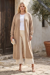 PLUS SIZE Relaxed Long Cardigan