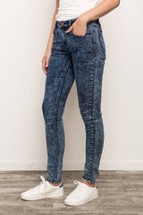 13198 Acid Blue Stretch Skinny Jeans
