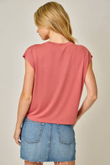 20020 Front Ruche Modal Top