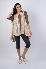 Delicate Cream Floral Cardigan