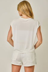 20020 Front Ruche Modal Top