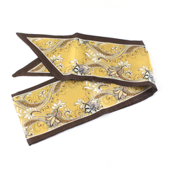 S26161 Printed 100% Polyester Skinny Scarf