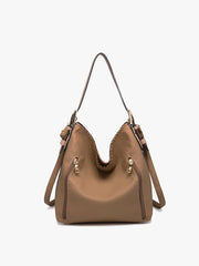 M1816A Alexa 2-in-1 Hobo Bag w/Dual Zip Compartments