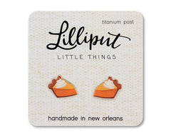 Pumpkin Pie Earrings // Thanksgiving