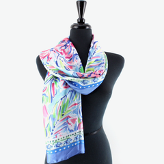 S25049 Freesia Satin-Feel Lightweight Scarf