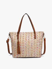 M1921 August 2 Tone Natural Women's Tote Bag