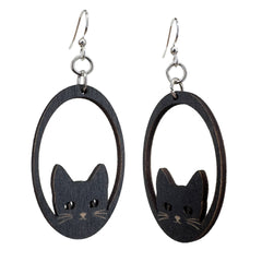 Sneaky Cat Earrings