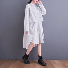 Relaxed Plus-Size Shirt Dress