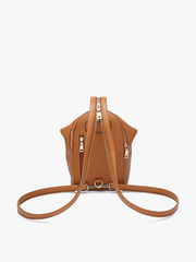 Linnette Foldover Clasp Backpack w/ Zip Compartment | BP2465