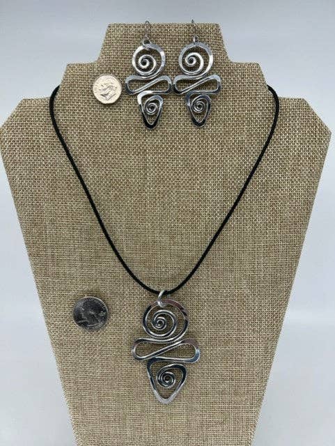 Azteca Hypoallergenic Aluminum Jewelry Set