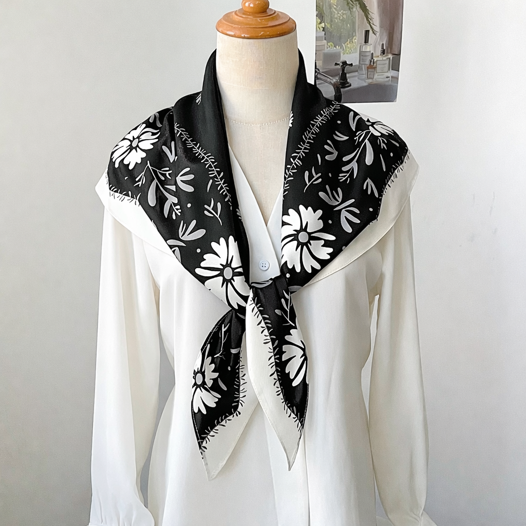 S25292 Sunflower Triangle Lightweight Scarf