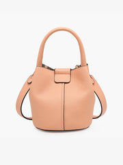 Farrah Bucket Bag w/ Top Handle & Inner Bag | M2528