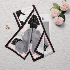 S26087 100% Silk Skinny Scarf