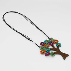 Colorful Flower Jola Tree Pendant