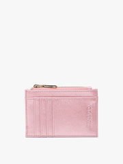 WL1991 Sia Zip Card Holder Wallet – Compact Vegan Leather