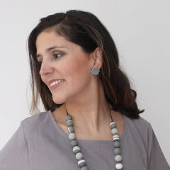 Grey Chloe Earrings