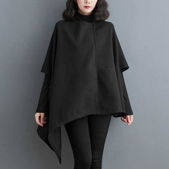 Relaxed Plus-Size Longline Coat