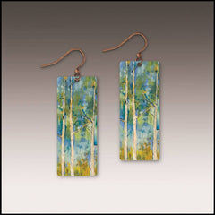 Springtime Aspen Banner Handmade Earrings