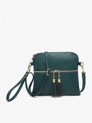 Tara Double Zip Crossbody/Wristlet Bag | M1785