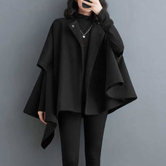 Relaxed Plus-Size Longline Coat