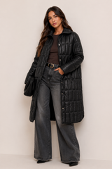 CLANP0114: Boulevard Quilted Long Coat