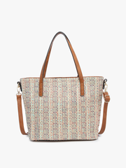M1921 August 2 Tone Natural Women's Tote Bag