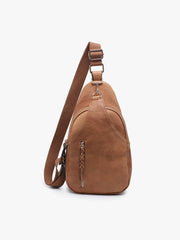 Nikki Dual Compartment Crossbody Sling Bag | M2342