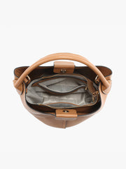 Farrah Bucket Bag w/ Top Handle & Inner Bag | M2528