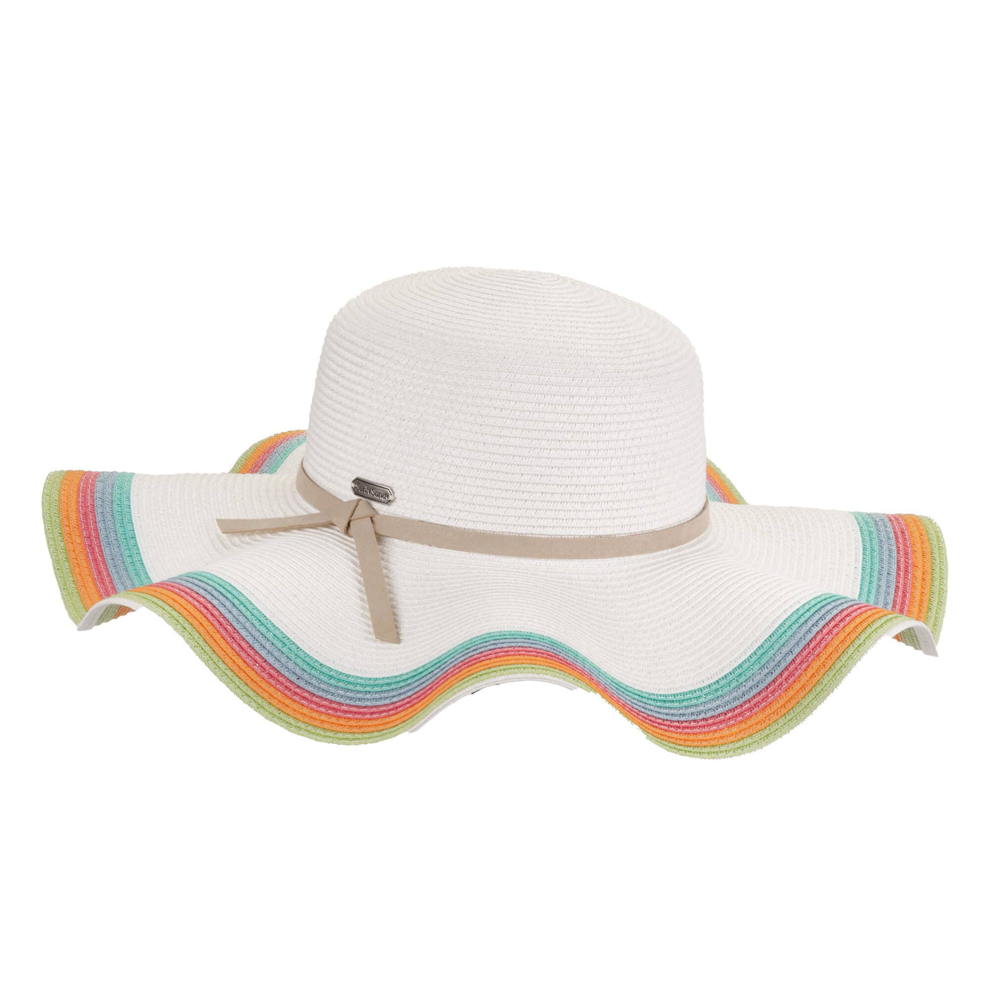 White, Paper Braid Floppy, Brim 5" (No Wire On Brim Edge)