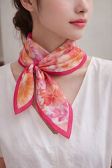 S26098 100% Polyester Lightweight Square Scarf
