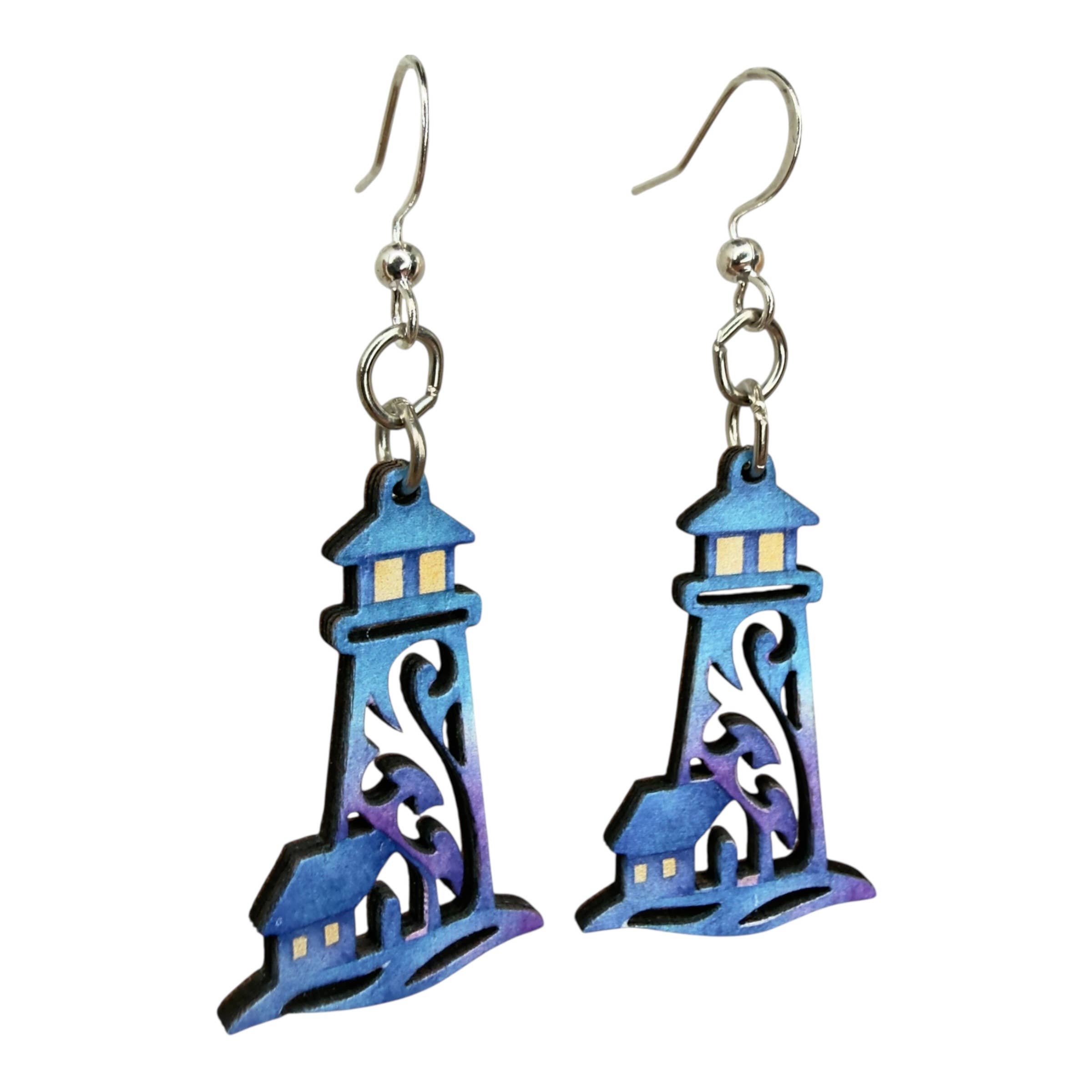 Midnight Lighthouse Earrings #1893