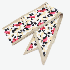 S26128 100% Polyester Skinny Scarf