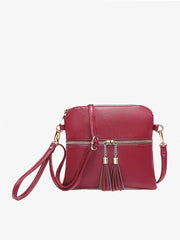 Tara Double Zip Crossbody/Wristlet Bag | M1785