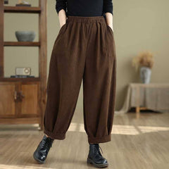 Plus-Size Relaxed Wide-Leg Pants